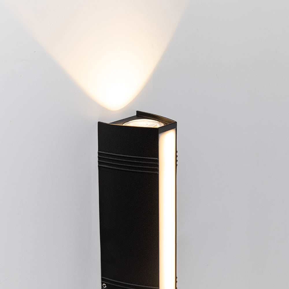 Modern LED Outdoor Wall Light with Up and Down Lighting Waterproof