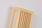 Wooden LED Wall Lamp with Warm Light Slatted Design