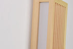 Wooden LED Wall Lamp with Warm Light Slatted Design