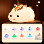 Unicorn LED Night Light for Kids with Touch Control Lamp