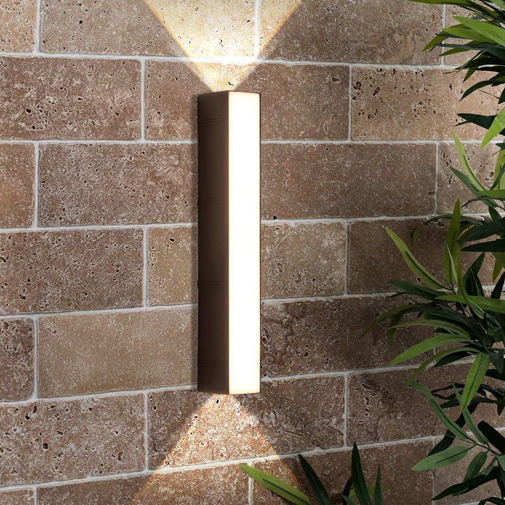 Modern LED Outdoor Wall Light with Up and Down Lighting Waterproof