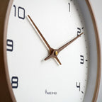 Scandinavian Wooden Wall Clock with Silent Quartz Movement
