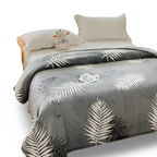 Soft Coral Fleece Throw Blanket with Pineapple Pattern