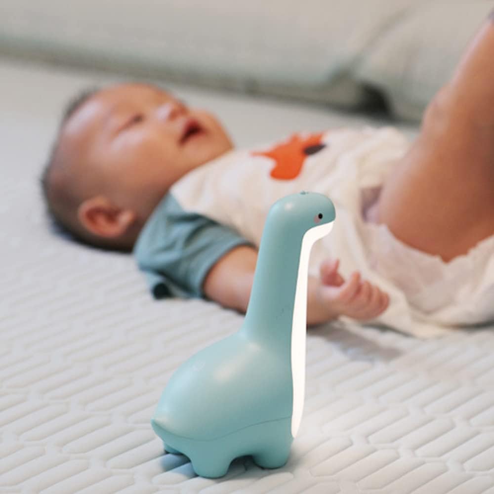 DinoSnug Silicone Dinosaur Night Light Tap Control Lamp