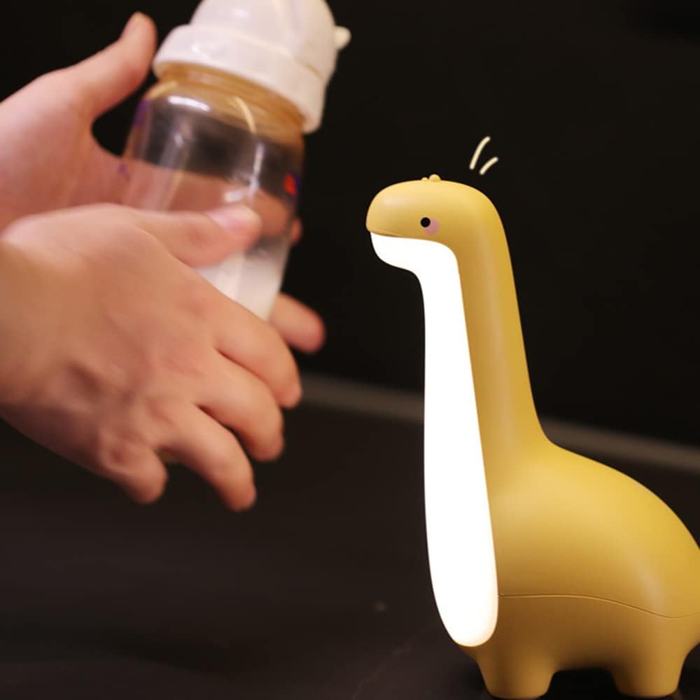 DinoSnug Silicone Dinosaur Night Light Tap Control Lamp