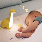 DinoSnug Silicone Dinosaur Night Light Tap Control Lamp