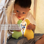 DinoSnug Silicone Dinosaur Night Light Tap Control Lamp