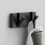 Modern Wall Mounted Coat Rack with Foldable Hooks