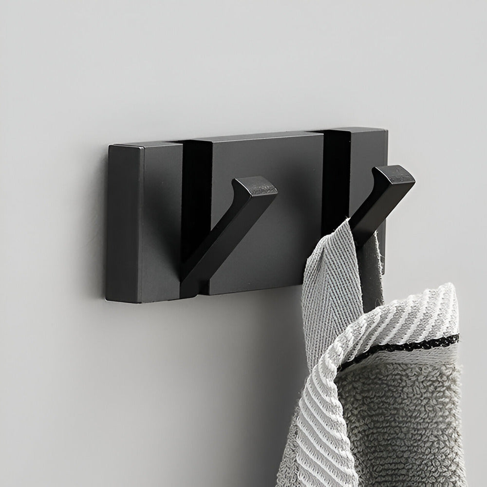 Modern Wall Mounted Coat Rack with Foldable Hooks