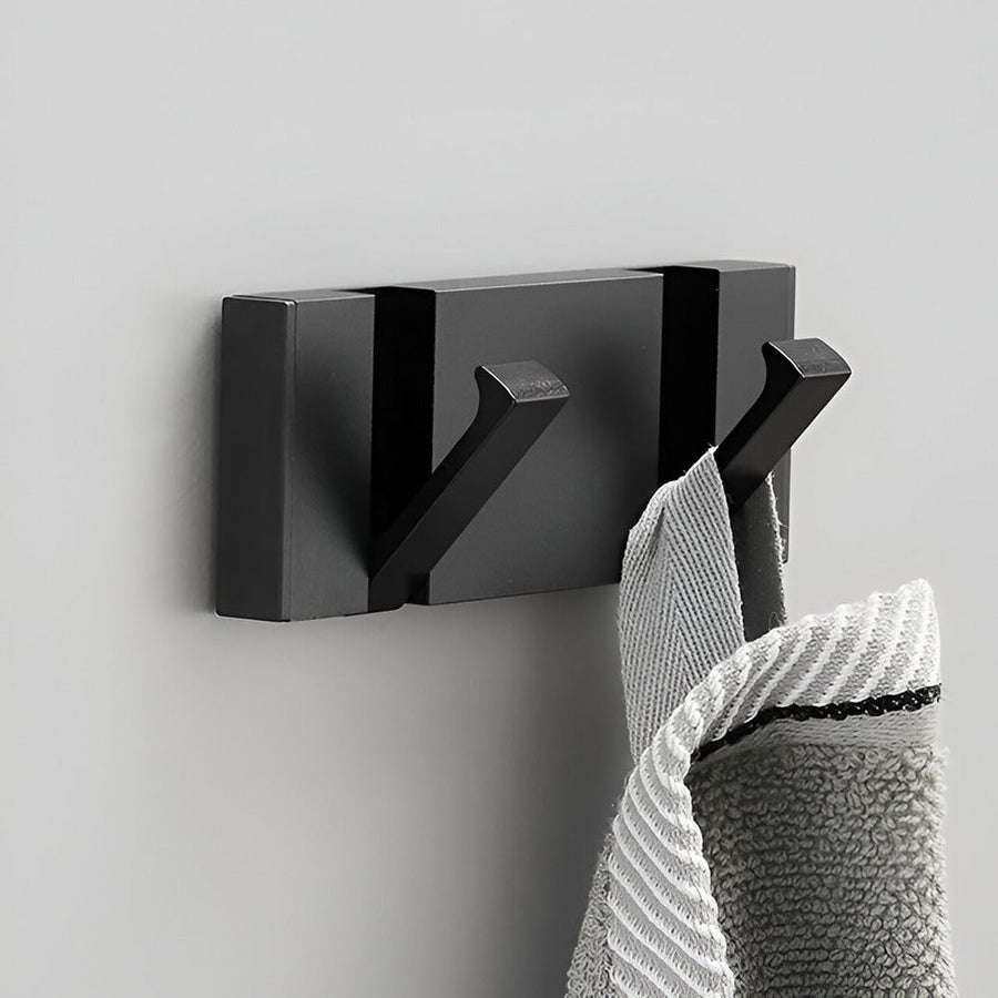 Modern Wall Mounted Coat Rack with Foldable Hooks