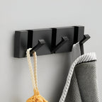 Modern Wall Mounted Coat Rack with Foldable Hooks