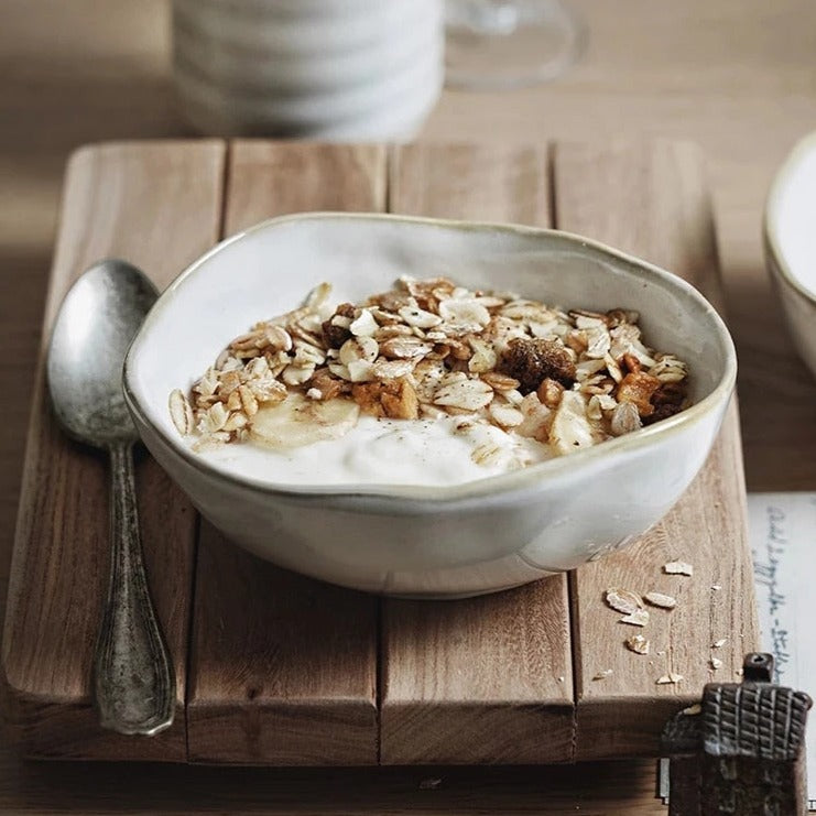 Nordic Irregular Ceramic Plates & Bowls Modern Organic