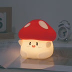 Mushroom LED Night Light for Kids Touch Control Silicone Lamp