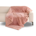 Plush Microfiber Waterproof Throw Blanket with Soft Sherpa Fleece Lining
