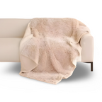 Plush Microfiber Waterproof Throw Blanket with Soft Sherpa Fleece Lining