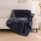 Plush Microfiber Waterproof Throw Blanket with Soft Sherpa Fleece Lining