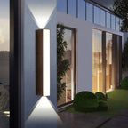 Modern LED Outdoor Wall Light with Up and Down Lighting Waterproof