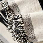 Boho Geometric Chenille Sofa Throw Blanket with Non Slip Design