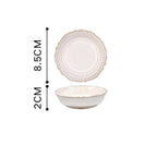 Nordic Vintage Ceramic Tableware Elegant Plates