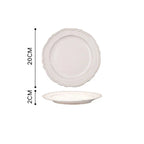 Nordic Vintage Ceramic Tableware Elegant Plates