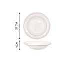 Nordic Vintage Ceramic Tableware Elegant Plates