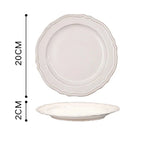Nordic Vintage Ceramic Tableware Elegant Plates