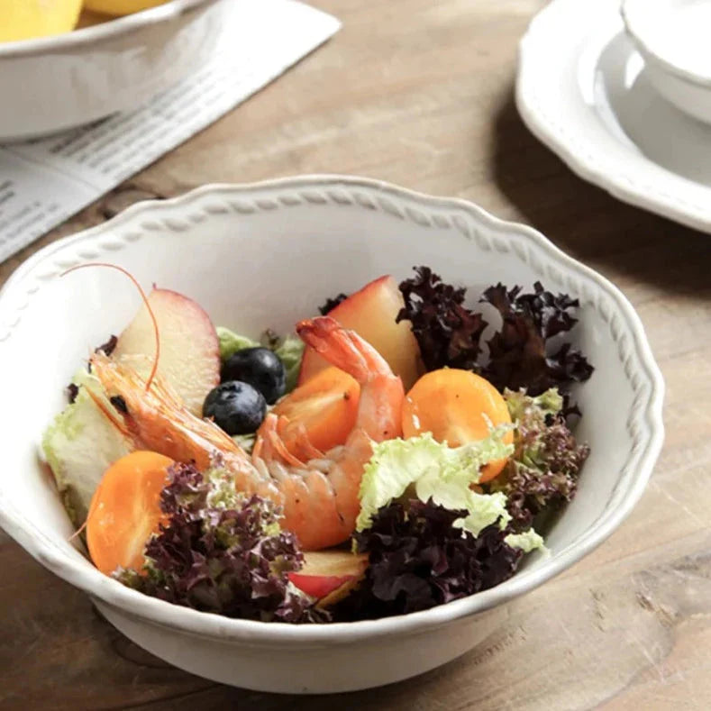Nordic Vintage Ceramic Tableware Elegant Plates