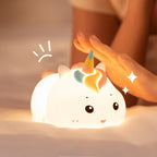 Unicorn LED Night Light for Kids with Touch Control Lamp