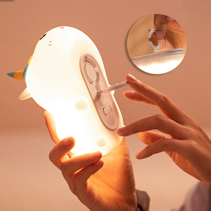 Unicorn LED Night Light for Kids with Touch Control Lamp
