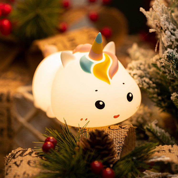 Unicorn LED Night Light for Kids with Touch Control Lamp