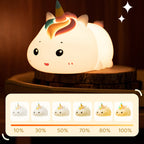 Unicorn LED Night Light for Kids with Touch Control Lamp